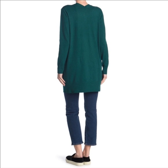 Sweet Romeo Simple Open Drape Pocket Cardigan NWT - Picture 4 of 4